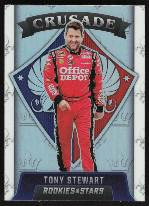 Tony Stewart 2022 Panini Chronicles Racing Crusade # 4 Silver Prizm - Collectible Craze America