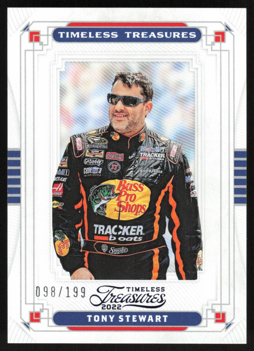 Tony Stewart 2022 Panini Chronicles Racing Timeless Treasures # 18 Blue 98/199 - Collectible Craze America