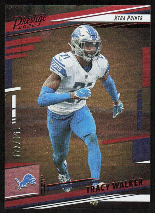 Tracy Walker 2022 Panini Prestige Xtra Points # 102 Red 161/449 Detroit Lions - Collectible Craze America