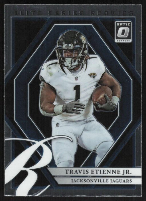 Travis Etienne Jr. 2021 Donruss Optic Elite Series Rookies # ESR-13 RC Jacksonville Jaguars - Collectible Craze America