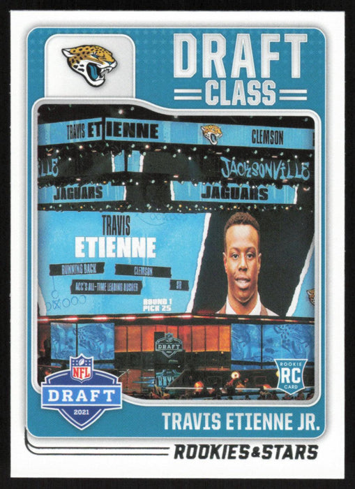 Travis Etienne Jr. 2021 Panini Rookie & Stars # DC-14 RC Draft Class Jacksonville Jaguars - Collectible Craze America