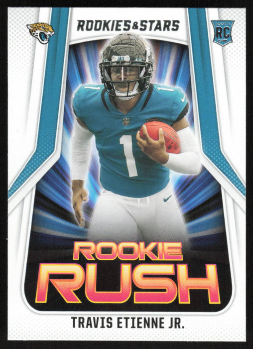 Travis Etienne Jr. 2021 Panini Rookie & Stars # RR-13 RC Rookie Rush Jacksonville Jaguars - Collectible Craze America