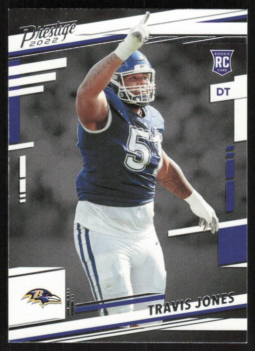 Travis Jones 2022 Panini Prestige # 358 RC Baltimore Ravens - Collectible Craze America