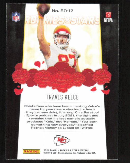 Travis Kelce 2021 Panini Rookie & Stars # SO-17 Standing Ovation Kansas City Chiefs - Collectible Craze America