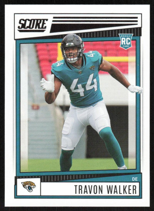 Travon Walker 2022 Panini Score Football # 340 RC Base Jacksonville Jaguars - Collectible Craze America