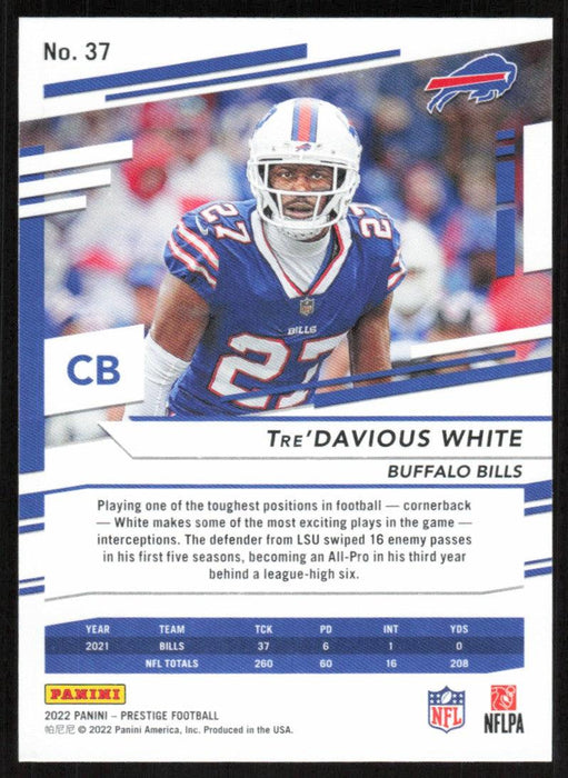 Tre'Davious White 2022 Panini Prestige # 37 Buffalo Bills - Collectible Craze America