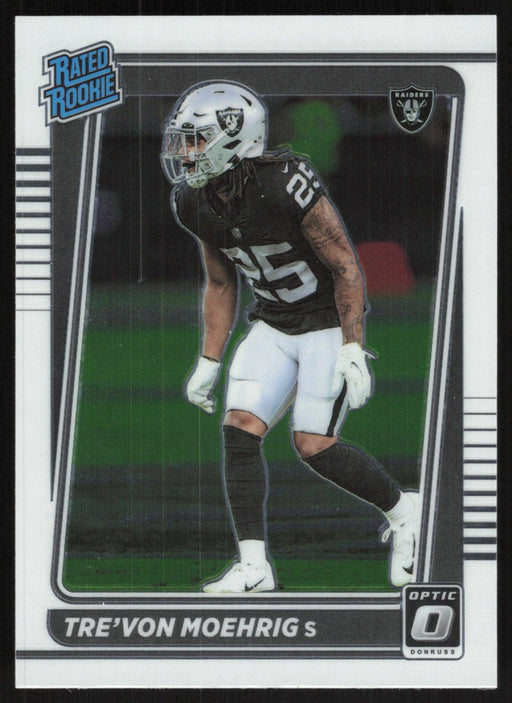 Tre'von Moehrig 2021 Donruss Optic Rated Rooke # 271 RC Las Vegas Raiders Base - Collectible Craze America