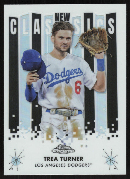 Trea Turner 2022 Topps Chrome # NC-15 New Classics Los Angeles Dodgers - Collectible Craze America