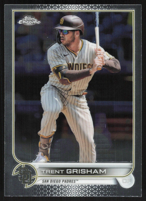 Trent Grisham 2022 Topps Chrome Baseball # 175 San Diego Padres Base - Collectible Craze America