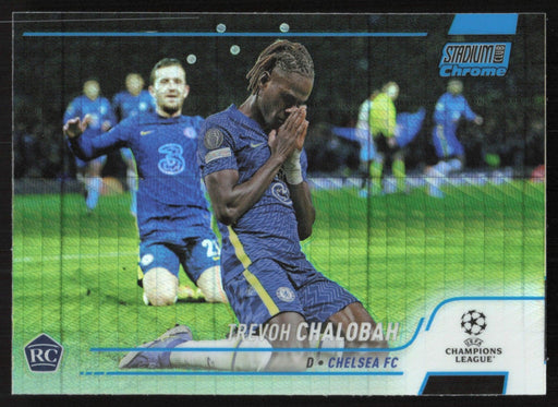 Trevoh Chalobah 2021 Topps Stadium Club Chrome UEFA # 56 RC Blue Prism Refractor Chelsea FC - Collectible Craze America