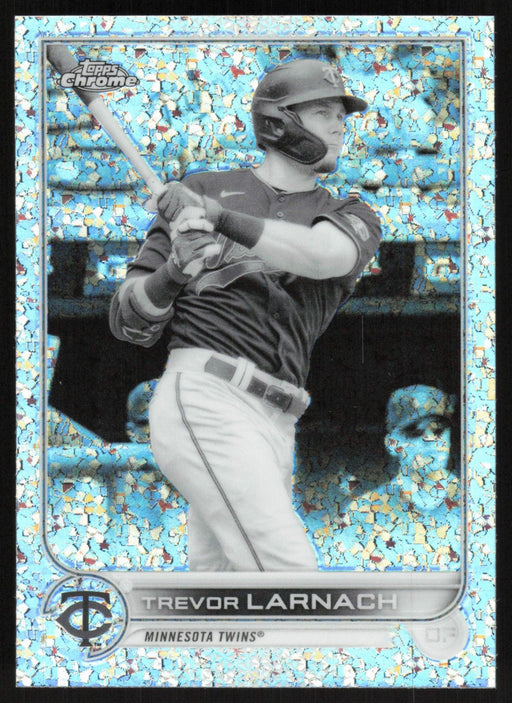 Trevor Larnach 2022 Topps Chrome # 88 Black & White Mini Diamond Minnesota Twins - Collectible Craze America