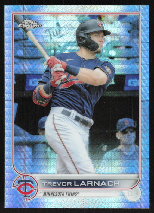 Trevor Larnach 2022 Topps Chrome # 88 Prism Refractor Minnesota Twins - Collectible Craze America