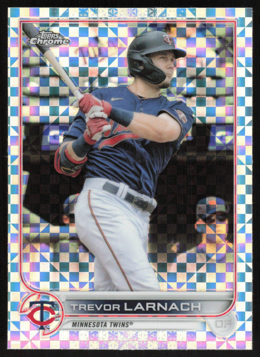 Trevor Larnach 2022 Topps Chrome # 88 X-Fractor Minnesota Twins - Collectible Craze America