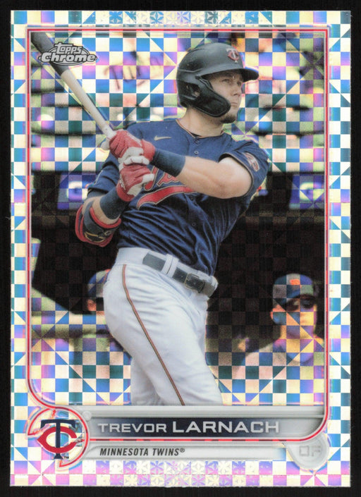 Trevor Larnach 2022 Topps Chrome # 88 X-Fractor Minnesota Twins - Collectible Craze America