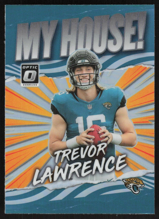 Trevor Lawrence 2021 Donruss Optic My House! # MH-1 RC Silver Prizm Jacksonville Jaguars - Collectible Craze America