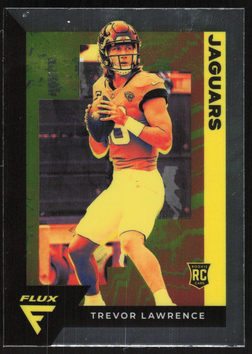 Trevor Lawrence 2021 Panini Chronicles Flux # FX-1 RC Jacksonville Jaguars - Collectible Craze America