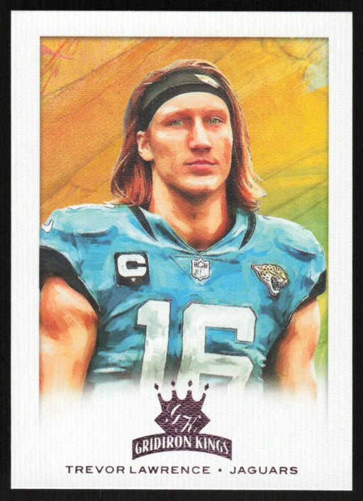 Trevor Lawrence 2021 Panini Chronicles Gridiron Kings # GK-1 RC Pink Jacksonville Jaguars - Collectible Craze America