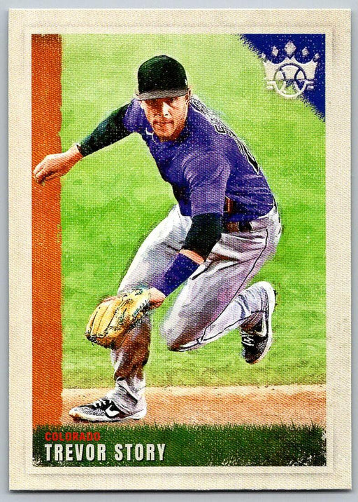Trevor Story 2022 Panini Diamond Kings # 52 Colorado Rockies - Collectible Craze America