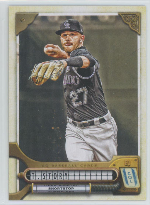 Trevor Story 2022 Topps Gypsy Queen # 114 Colorado Rockies - Collectible Craze America