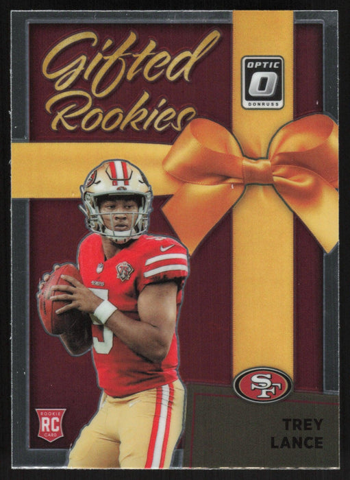 Trey Lance 2021 Donruss Optic Gifted Rookies # GR-3 RC San Francisco 49ers - Collectible Craze America