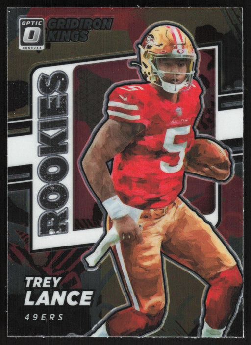 Trey Lance 2021 Donruss Optic Rookie Gridiron Kings # RGK-3 RC San Francisco 49ers - Collectible Craze America