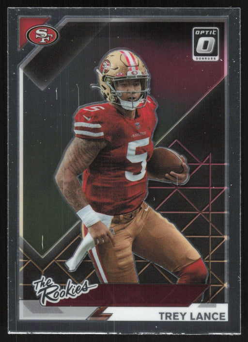 Trey Lance 2021 Donruss Optic The Rookies # TR-3 RC San Francisco 49ers - Collectible Craze America