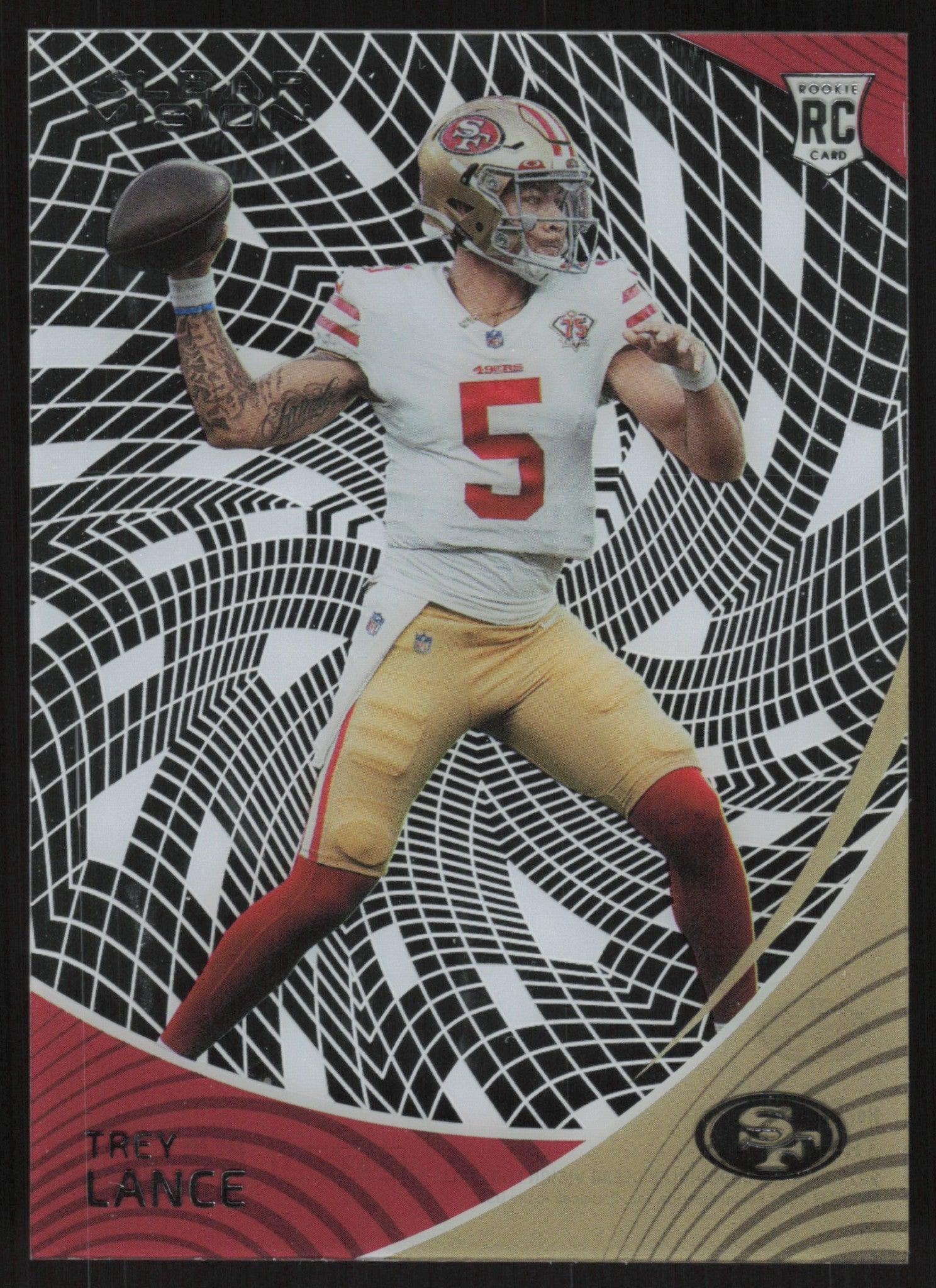 Trey Lance 2021 Panini Chronicles Clear Vision # CVR-03 RC San Francis -  Collectible Craze America