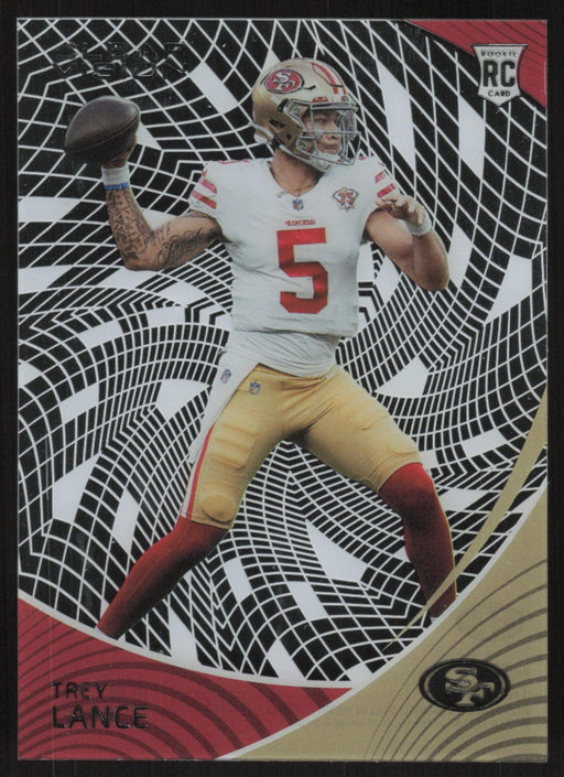 Trey Lance 2021 Panini Chronicles Clear Vision # CVR-03 RC San Francisco 49ers - Collectible Craze America