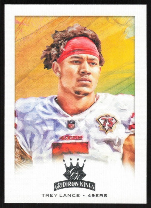 Trey Lance 2021 Panini Chronicles Gridiron Kings # GK-3 RC San Francisco 49ers - Collectible Craze America