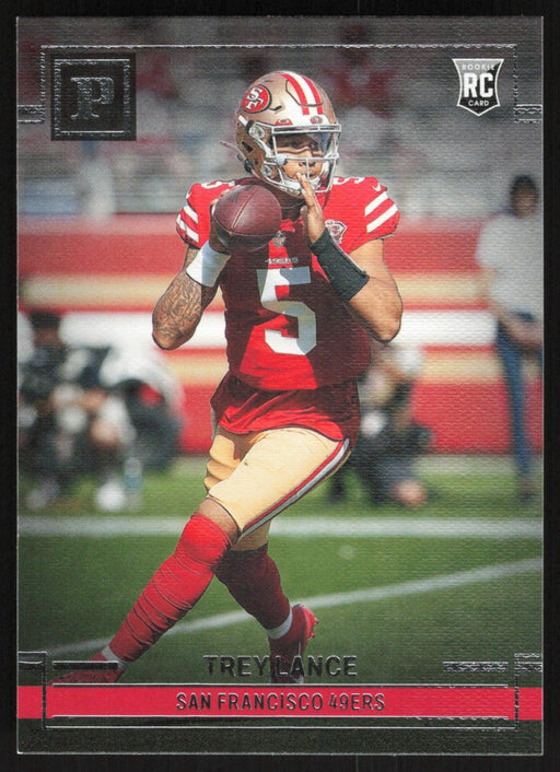 Trey Lance 2021 Panini Chronicles Panini # PA-3 RC San Francisco 49ers - Collectible Craze America