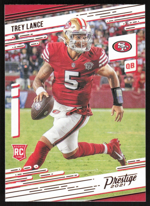 Trey Lance 2021 Panini Chronicles Prestige # 204 RC San Francisco 49ers - Collectible Craze America