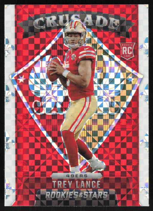 Trey Lance 2021 Panini Rookies & Stars # CR-22 RC Crusade Red Plaid San Francisco 49ers - Collectible Craze America