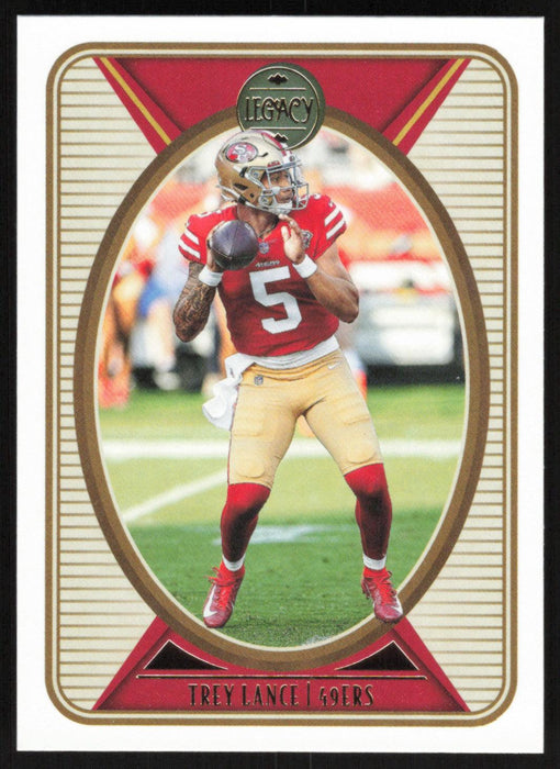 Trey Lance 2022 Panini Legacy Football Base # 87 San Francisco 49ers - Collectible Craze America