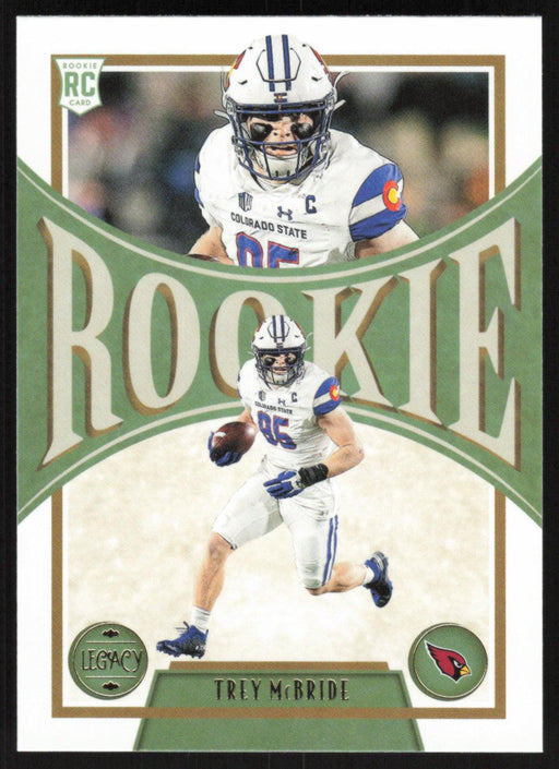 Trey McBride 2022 Panini Legacy Rookie # 178 RC Arizona Cardinals Base - Collectible Craze America