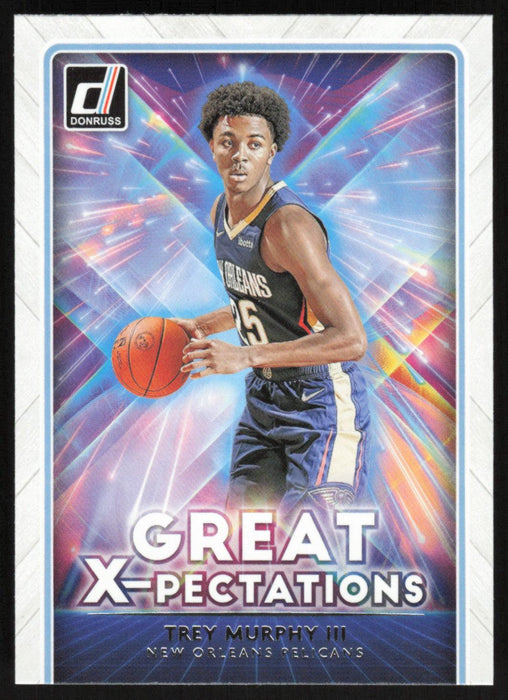 Trey Murphy III 2021 Donruss Great X-Pectations # 17 New Orleans Pelicans - Collectible Craze America