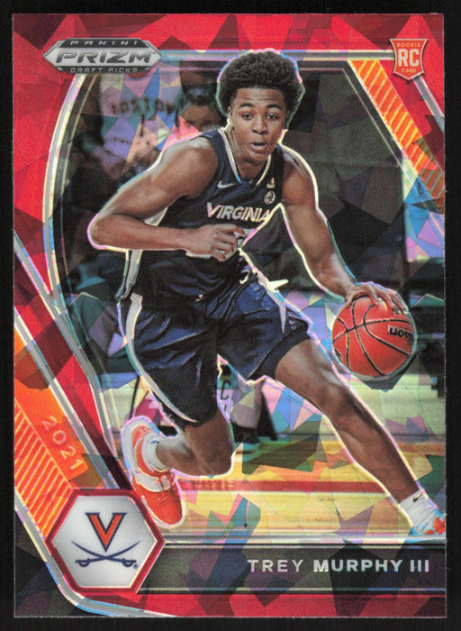 Trey Murphy III 2021 Panini Prizm Draft Picks # 40 RC Red Ice Prizm Virginia Cavaliers - Collectible Craze America