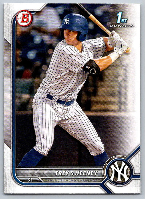 Trey Sweeney 2022 Bowman Prospects # BP-137 1st Bowman New York Yankees - Collectible Craze America