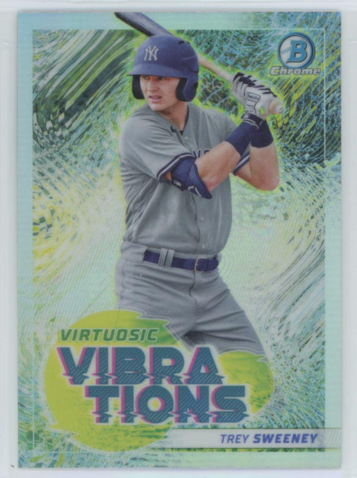 Trey Sweeney 2022 Bowman Virtuosic Vibrations # VV-3 Insert New York Yankees - Collectible Craze America