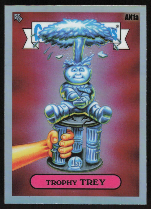 Trophy TREY 2021 Topps Chrome Garbage Pail Kids Original Series 4 # AN1A Refractor - Collectible Craze America