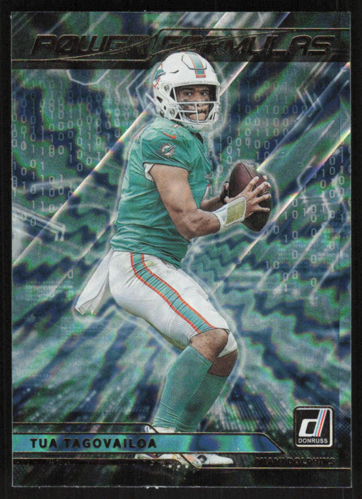 Tua Tagovailoa 2021 Donruss Power Formulas # PF10 Miami Dolphins - Collectible Craze America