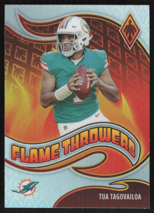 Tua Tagovailoa 2021 Panini Phoenix Flame Throwers # FT-2 Insert Miami Dolphins - Collectible Craze America