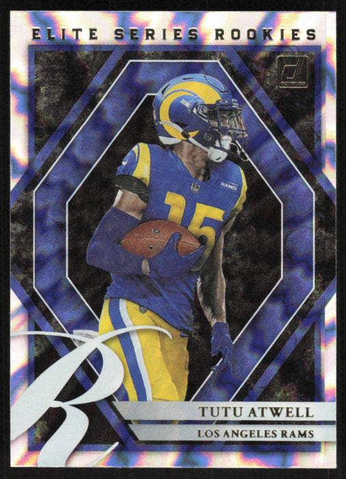 Tutu Atwell 2021 Donruss Elite Series Rookies # ESR-TAT Los Angeles Rams - Collectible Craze America