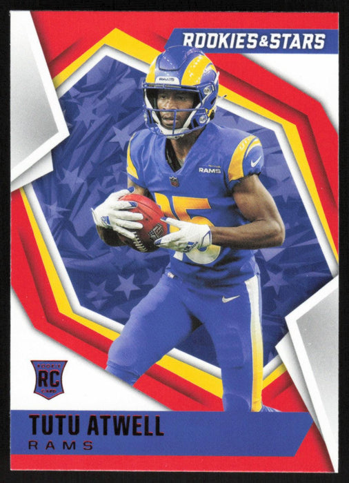 Tutu Atwell 2021 Panini Rookie & Stars # 120 RC Red Los Angeles Rams - Collectible Craze America