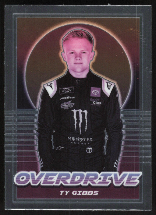 Ty Gibbs 2022 Panini Chronicles Racing Overdrive # 4 - Collectible Craze America