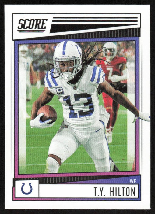 TY Hilton 2022 Panini Score Football # 8 Base Indianapolis Colts - Collectible Craze America