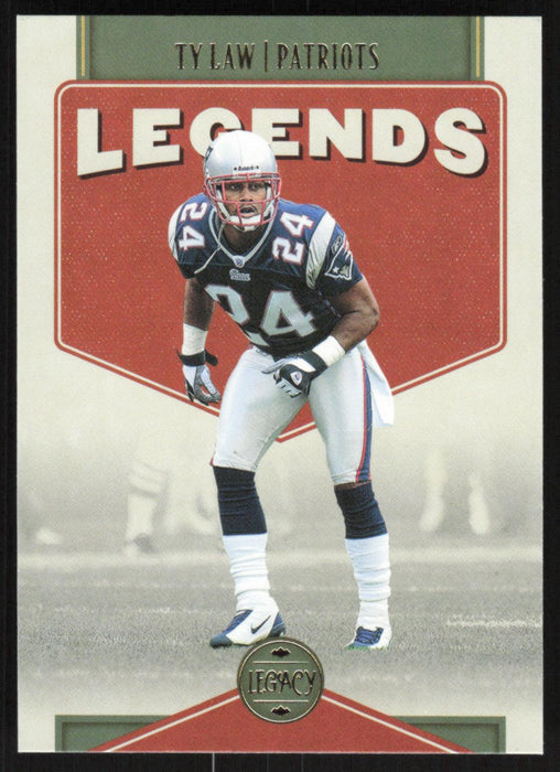 Ty Law 2022 Panini Legacy Legends # 120 New England Patriots Base - Collectible Craze America