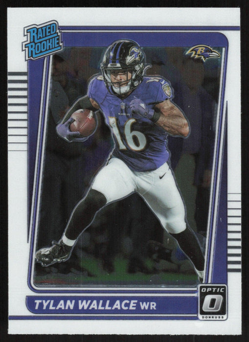 Tylan Wallace 2021 Donruss Optic Rated Rooke # 226 RC Baltimore Ravens Base - Collectible Craze America