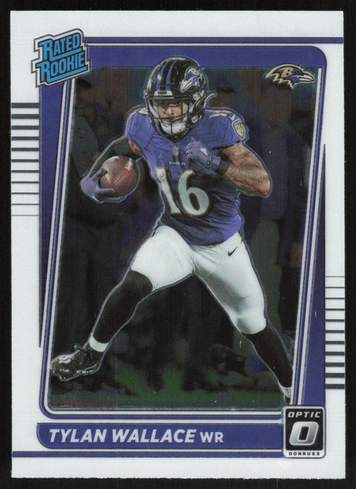 Tylan Wallace 2021 Donruss Optic Rated Rooke # 226 RC Baltimore Ravens Base - Collectible Craze America