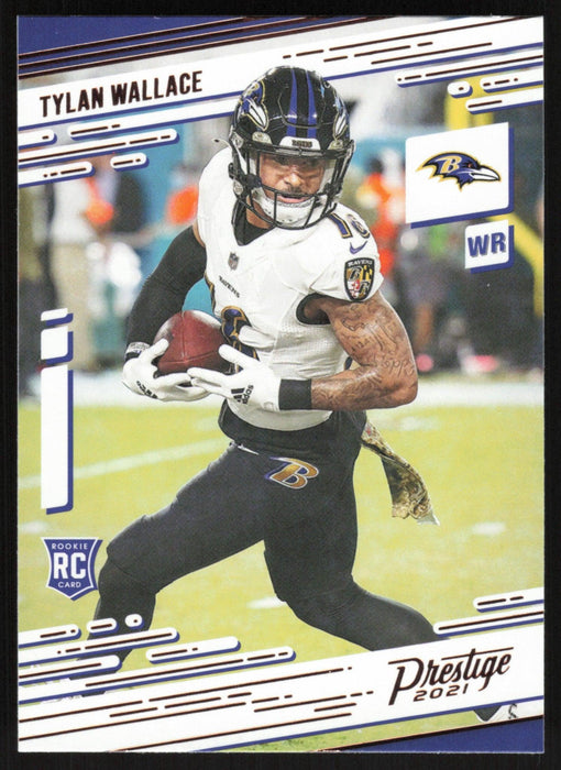 Tylan Wallace 2021 Panini Chronicles Prestige # 225 RC Baltimore Ravens - Collectible Craze America