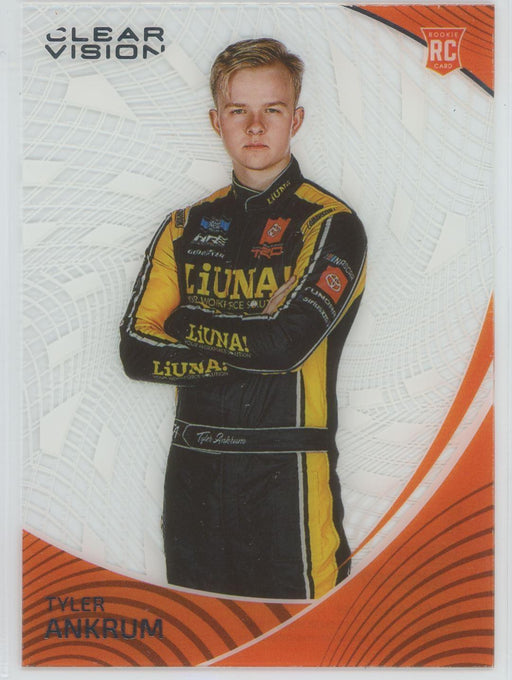 Tyler Ankrum 2022 Panini Chronicles Racing Clear Vision # 25 RC - Collectible Craze America